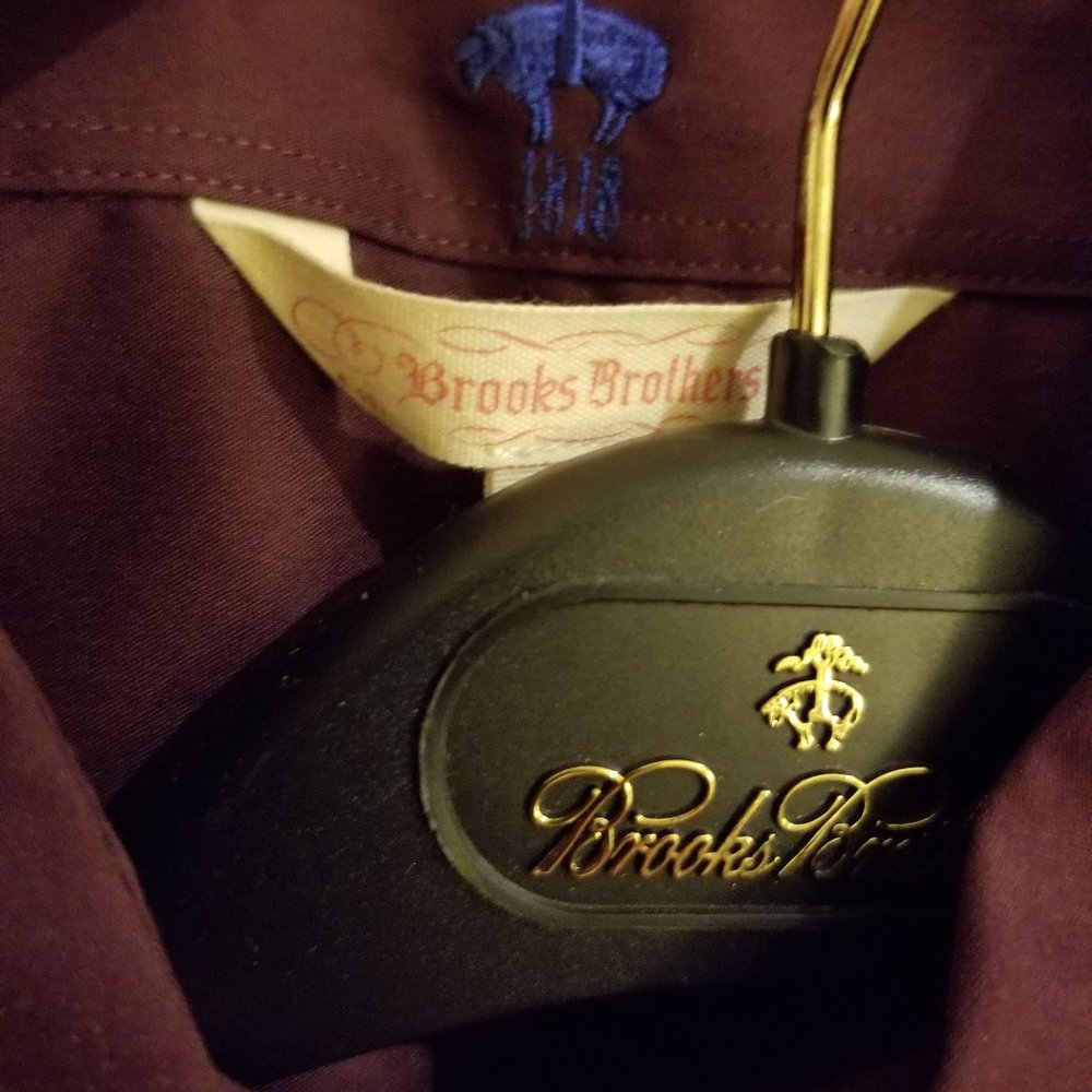 Brooks Brother Sleeveless Plum NWT Size 8 Shirt/Pocket/BB Buttons